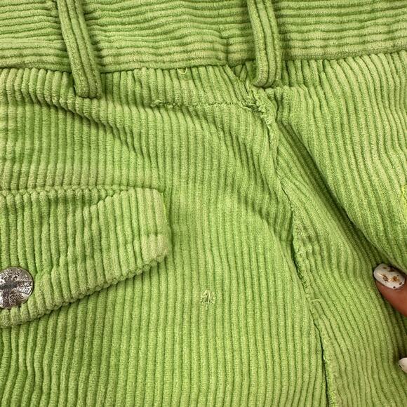 Fu cking Awesome Skater Green Corduroy Pants Size 34 - Picture 6 of 10
